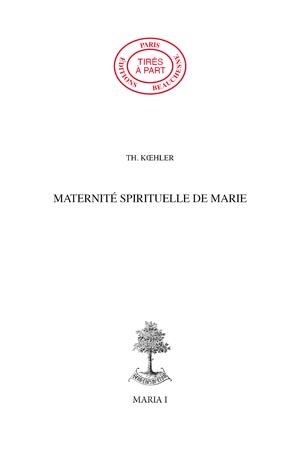 13.MATERNITÉ SPIRITUELLE DE MARIE